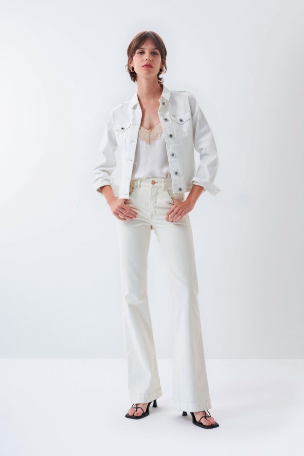 BLUSA LENCERA ENCAJE BEIGE