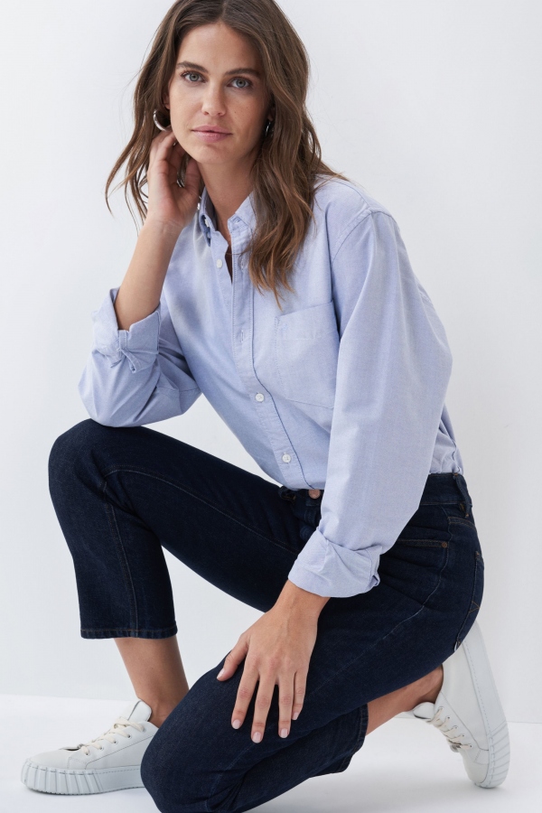 JEANS TRUE CROPPED SLIM BETTERWASH