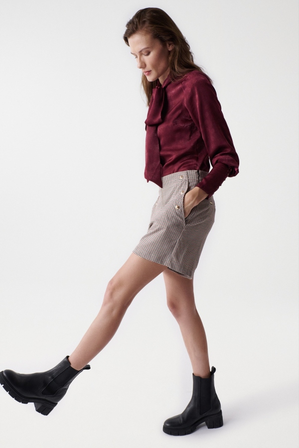 CAMISA ROSA EFECTO RELIEVE