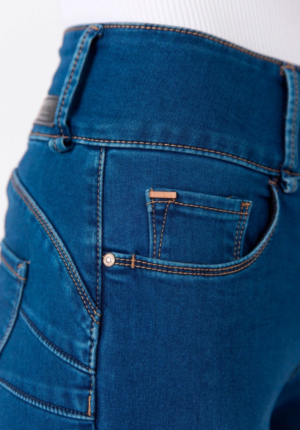 JEANS DOBLE UP SKINNY DENIM