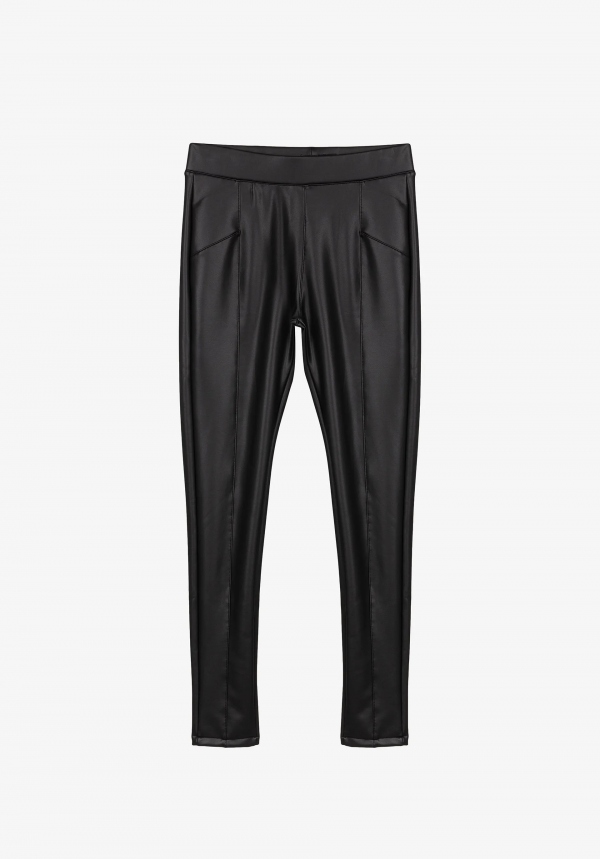 LEGGING EFECTO PIEL NEGRO