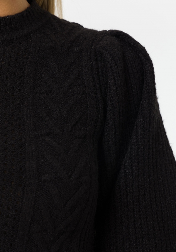 JERSEY ABULLONADO NEGRO