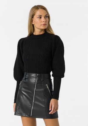 JERSEY ABULLONADO NEGRO