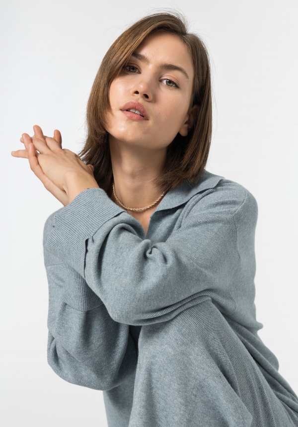 JERSEY DE PUNTO AZUL GRISÁCEO 2