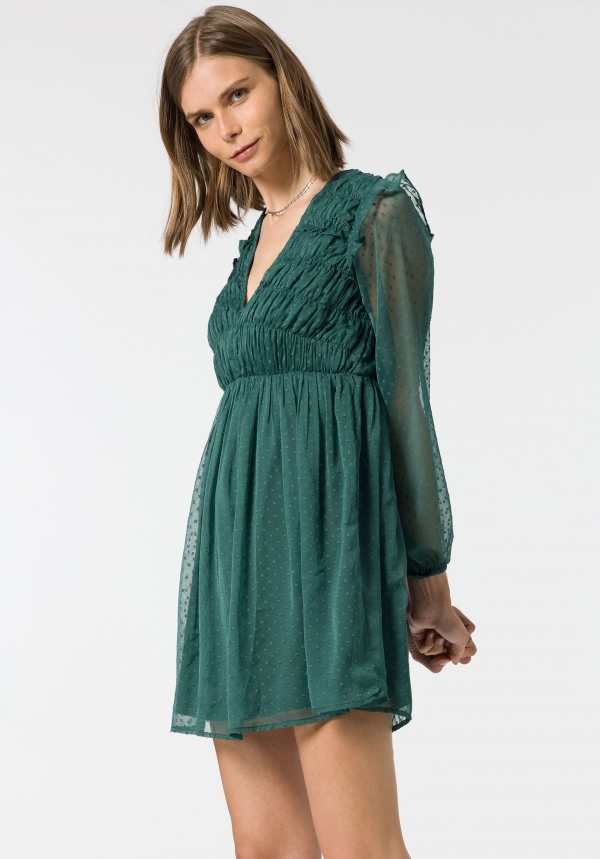 VESTIDO PLUMENTI VERDE VESTIDO PLUMENTI VERDE