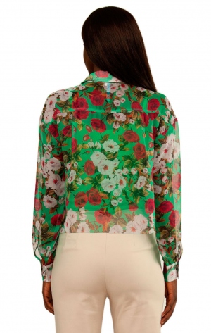 CAMISA VERDE FLORAL MALALÁ 2