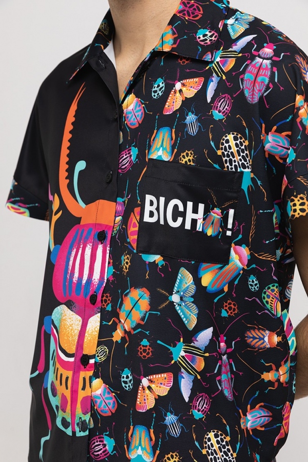 CAMISA MEDIUM CONTIGO SI, BICHO - LOLINA CAMISA MEDIUM CONTIGO SI, BICHO - LOLINA