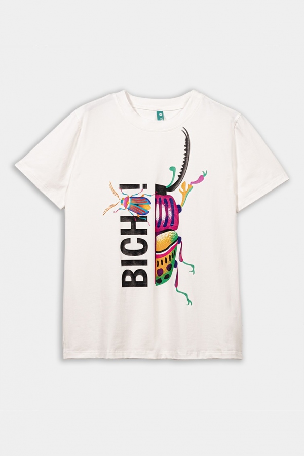 CAMISETA UNISEX CONTIGO SI, BICHO -... CAMISETA UNISEX CONTIGO SI, BICHO -...